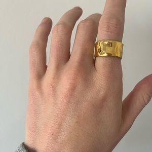 Monica Vinader sure muse ring sz 6.75